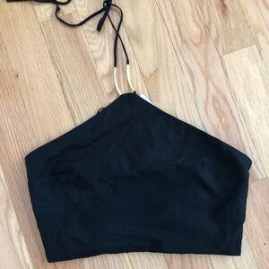 Forever 21 Black Woven Top